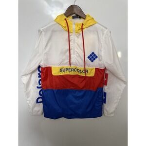 Polaroid Windbreaker Pullover Supercolor Jacket Size Small